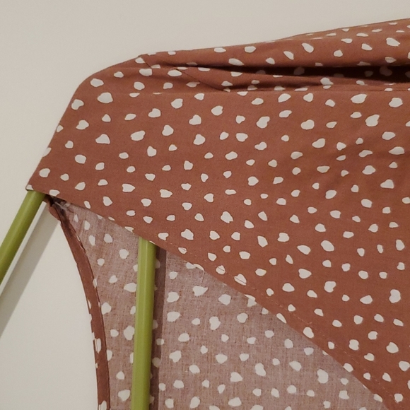 Forever 21 light brown white spots long sleeve top blouse size 2X - Picture 2 of 5